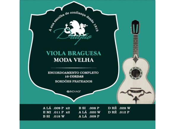 Dragão Viola Braguesa Moda Velha Dragão Viola Braguesa Moda Velha